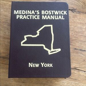 Medina’s Boswick practice manual New York number one